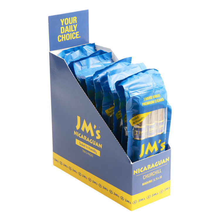 View product media JMNM3PK Maduro Churchill Fresh Pack 10/3ct, , jrcigars 2